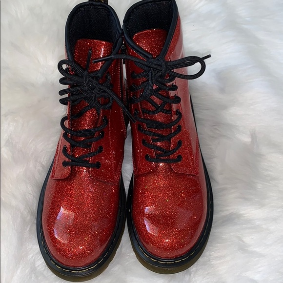 sparkle dr martens womens